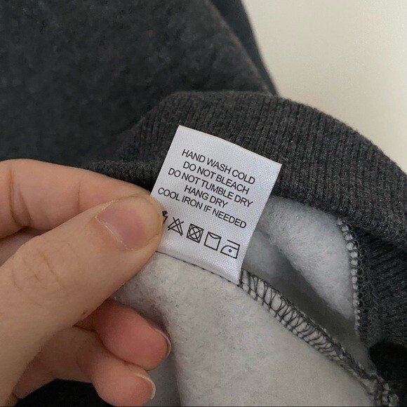 Lovers and Friends Dress Charcoal Dark Gray Turtleneck Sweatshirt Small NWT - Picture 11 of 12